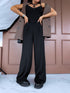 Fabric trousers "FREE FLOW VS8126-1" - BLACK